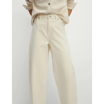 Marks & Spencer Прави дънки със средна талия Marks & Spencer кремави Marks & Spencer | Bezhov | ЖЕНИ | 14 SHT