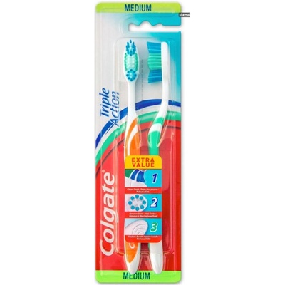 Colgate Triple Action Medium 2 ks
