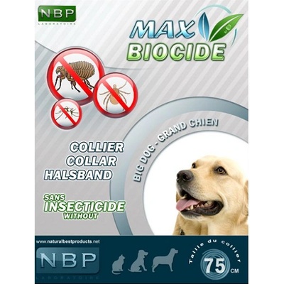 Natural best products Max biocide Антипаразитен нашийник за големи кучета - 75 см