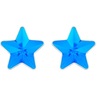 Preciosa oceľové náušnice s hviezdičkou Virgo Akva 7343 67