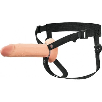 Pipedream Fantasy X-Tensions Elite 6" Silicone Hollow Strap-on Dual Density Skin