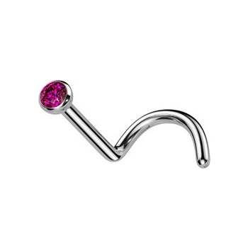 Šperky4U piercing do nosu titan TIT1025-F
