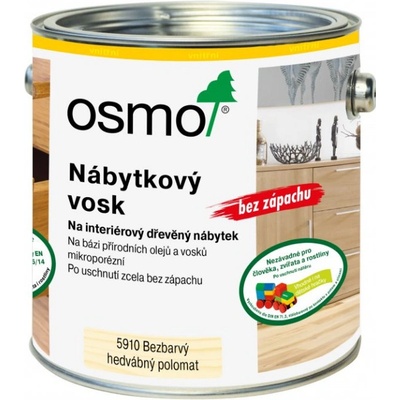 Osmo 5910 Nábytkový vosk 2,5 l Bezfarebný