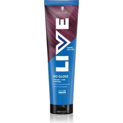 Schwarzkopf LIVE Colour + Care подхранваща тонираща маска За коса цвят Cherry Cola Red 150ml