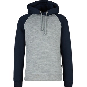 Stoic Детски вълнен пуловер Stoic Kid's MerinoFlatFleece240 SolbergSt. Hoody Merino hoodie - Dark Navy / Light Grey Melange - размер 128 (EU) (704-5541-0113)