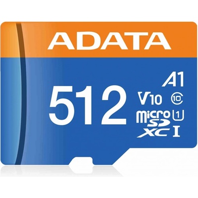 Adata MicroSDXC karta 512GB Premier AUSDX512GUICL10A1-RA1