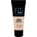 Maybelline Fit Me! Matte + Poreless sjednocující make-up s matujícím efektem 110 Porcelain 30 ml