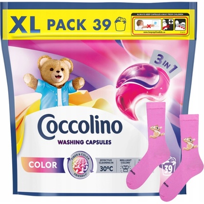 Coccolino Color 3v1 prací kapsle 39 PD