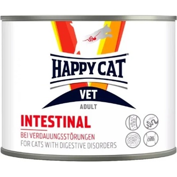 Happy Cat VET Diet Intestinal, консерва за котки, за регулиране на остри и хронични проблеми на стомашно-чревния тракт - 200 гр, Германия 70706