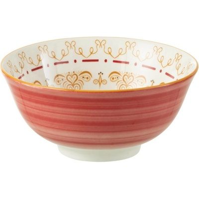 J-Line by Jolipa Set 2ks farebná porcelánová miska Bowl Jam 15 x 7 cm 570 ml