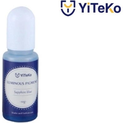YiTeKo Svítící pigment do pryskyřice 04 safírově modrá 10 ml – Zbozi.Blesk.cz