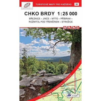 Brdy CHKO 1:25 000 / 52 Turistické mapy pro každého - Geodezie On Line