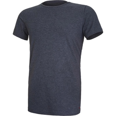 Baridi wear tričko pánské KR tenké výstřih U Outlast tm.šedý melír