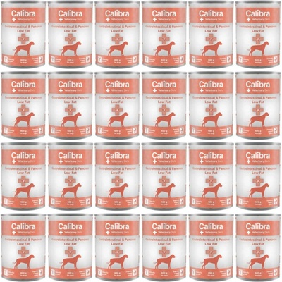 Calibra Veterinary Diets Gastrointestinal Low Fat 24 x 400 g