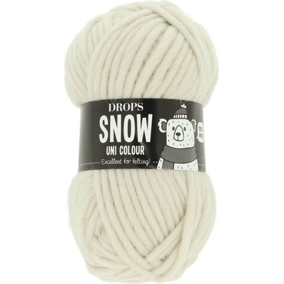Drops Snow Uni Colour 88 smotanová