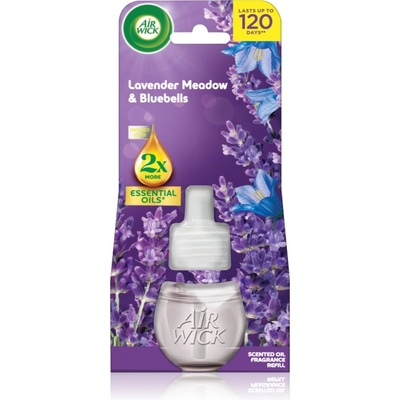 Air Wick Essential Oils Lavender Meadow & Bluebells пълнител за електрически дифузер 19ml