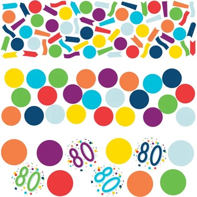 Amscan Цветни конфети за рожден ден - 80