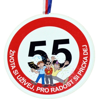 Medaile k 55. narozeninám – Zboží Mobilmania