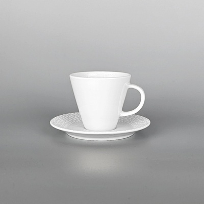 Thun 1794 MOSAIC šálka espresso s podšálkou biela 100 ml