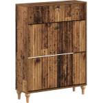 vidaXL Шкаф за обувки ALKMAAR 78 x 24 x 103 см Инженерна дървесина (896223)