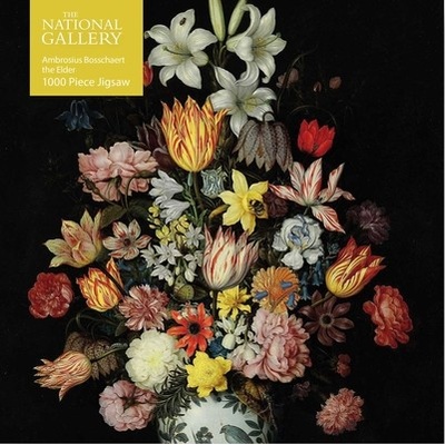 Adult Jigsaw National Gallery Bosschaert the Elder A Still Life of Flowers 1000 dílků