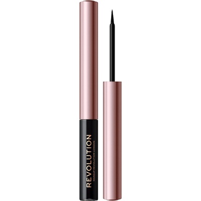 Makeup Revolution Super Flick tekuté linky na oči Black 2,4 ml