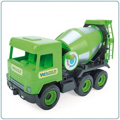 Wader Голям зелен Камион бетоновоз за игра