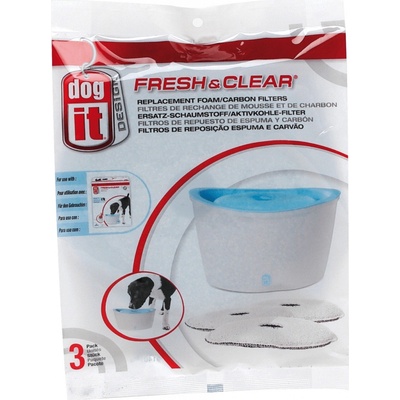 Dogit Fresh&clear náhradní filtr molitan+uhlí do fontány velké 3 ks – Zboží Mobilmania