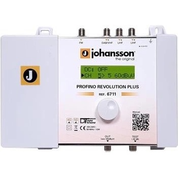 Johansson Anténní programovatelný zesilovač Profino Revolution 6711, 60 db, 15x filtr
