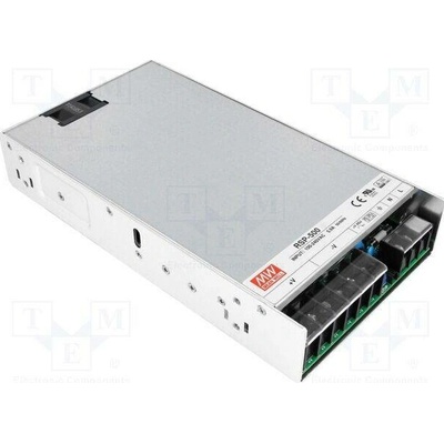 MEAN WELL RSP-500-24 Napájecí zdroj: spínaný; k vestavbě,modulový; 504W; 24VDC; 21A