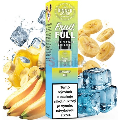 Dinner Lady BAR SALTS Fruit FULL Banana Ice 10 ml 20 mg