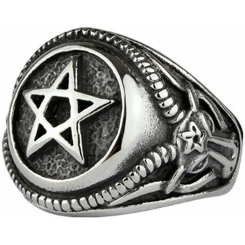 Image 1 of ETNOX Пръстен ETNOX - Big Pentagram - SR699