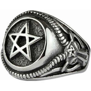 ETNOX Пръстен ETNOX - Big Pentagram - SR699