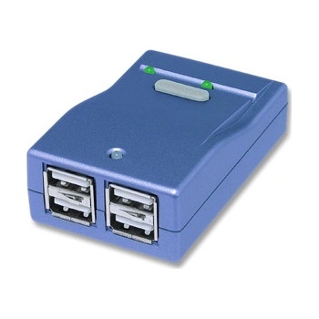 Gembird UHS242 semi-auto Data switch USB for 4 devices & 2 PC