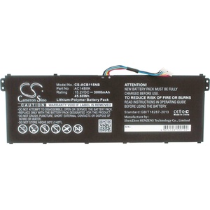 Cameron Sino Батерия за лаптоп ACER Aspire 5 A514-52G-59ZN, Aspire 7 A717-71G-51MF, AC14A8K LiPo 15.2V 3000 mAh CAMERON SINO (CS-ACB115NB) - cybertrade