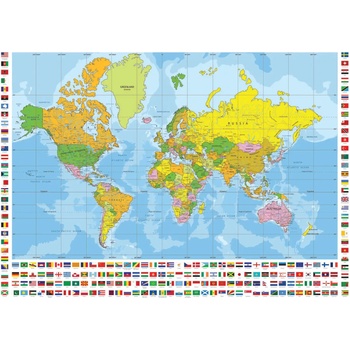 Anatolian - Puzzle World Political Map - 700 piese