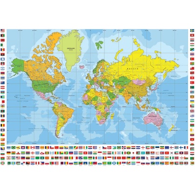 Anatolian - Puzzle World Political Map - 700 piese
