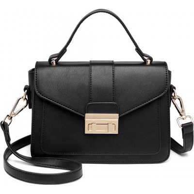 aktovková crossbody kabelka "Alice" Čierna