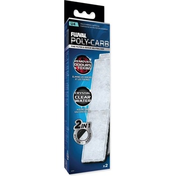 Hagen Пълнеж Fluval вата въглеродна U4 2бр