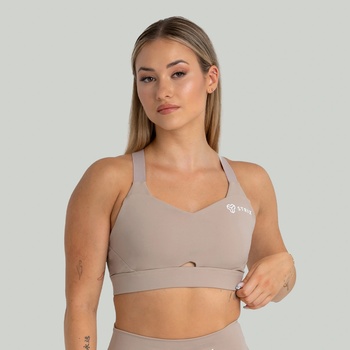 GymBeam STRIX Спортен сутиен Taupe XS