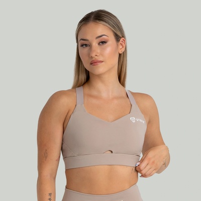 GymBeam STRIX Спортен сутиен Taupe XS