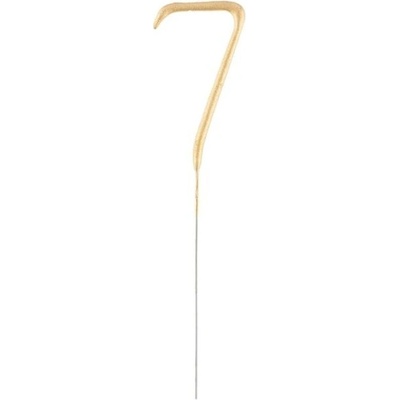 Prskavka číslice 7 zlatá 6,5 cm