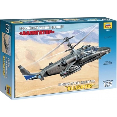 Zvezda Vrtulník Ka-52 Alligator stavebnice 1:72