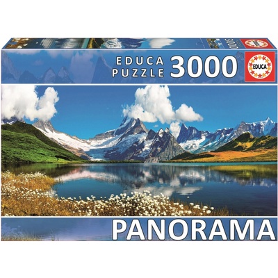 EDUCA Panoramatické Bernský hřeben nad jezerem Bachalpsee Švýcarsko 3000 dílků