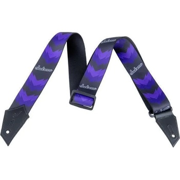 Jackson 299-3258-004 Колан за китара Double V Black/Purple (299-3258-004)