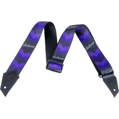 Jackson 299-3258-004 Double V Black/Purple Колан за китара (2993258004)