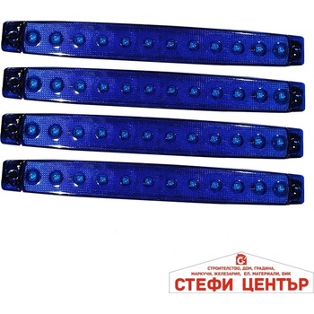 Paolo Габарит 0050 с 12 led диода - 24v Син (7694)