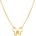 SAVICKI Колие с пеперуда, злато 585, с бели диаманти, 0.01К, 45 см
