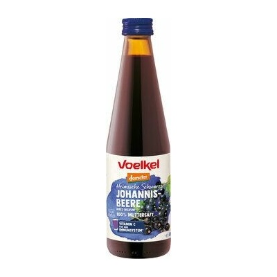 Voelkel Šťáva černý rybíz 100% 6 x 330 ml