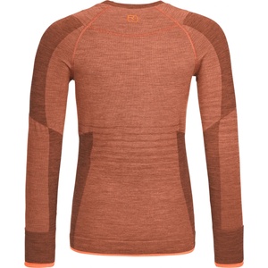 Ortovox Дамско мериносово термобельо Ortovox Women's 230 Competition Long Sleeve Merino base layer - Faded Tangerine - размер XL (115-1528-0615)